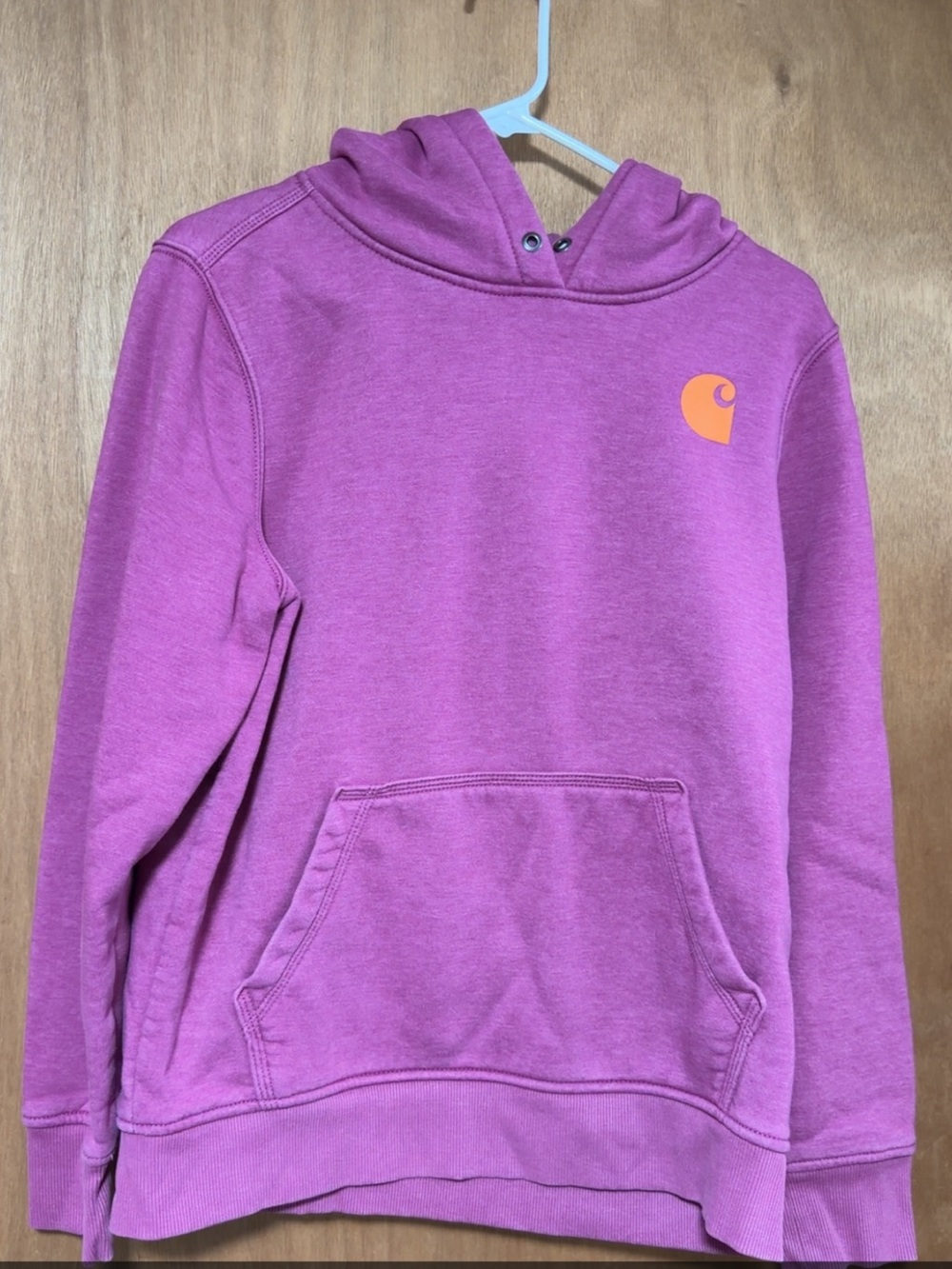 Carhartt Purple-Pink Logo Pullover Hoodie
